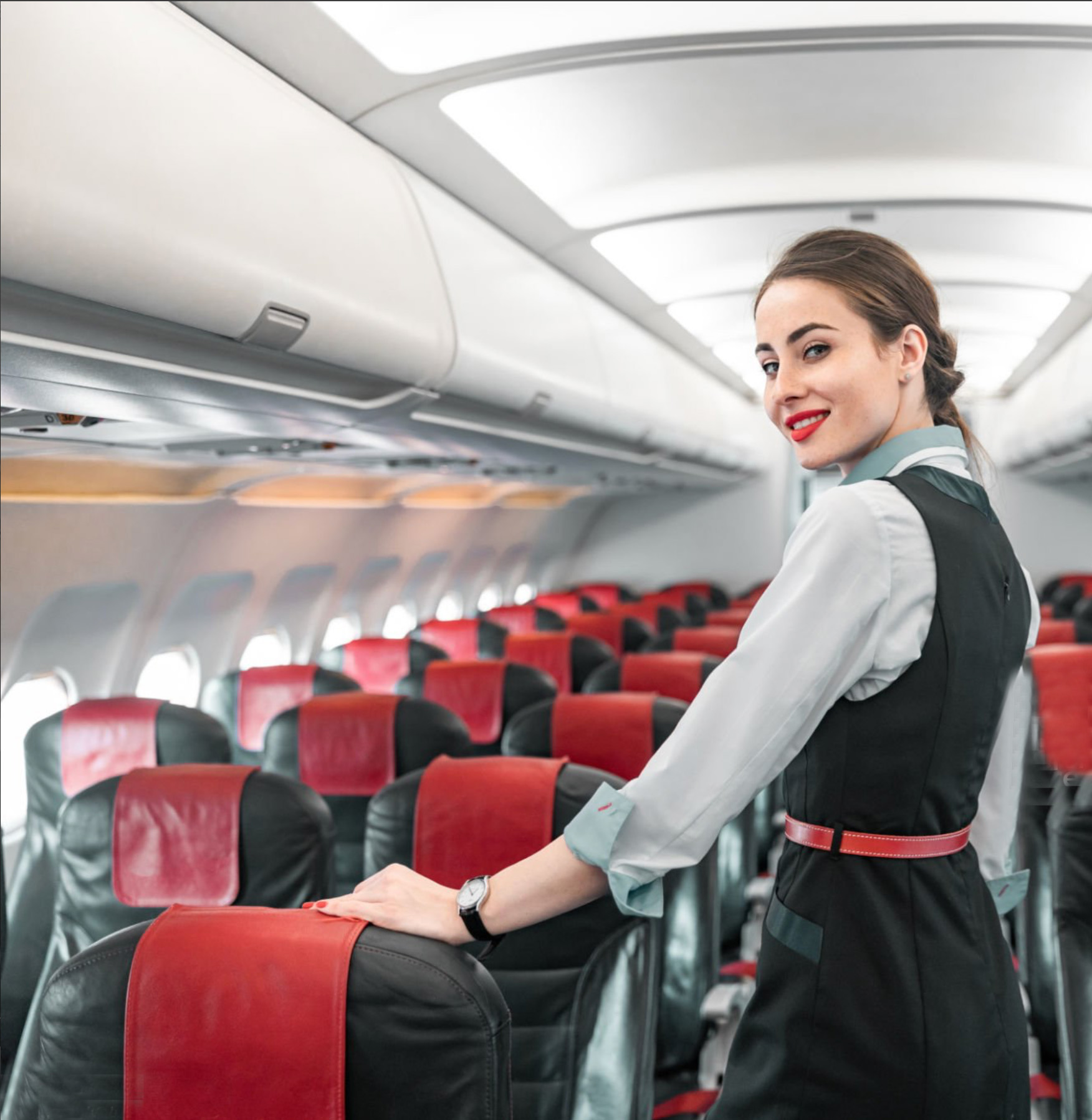 asafata en un avion
